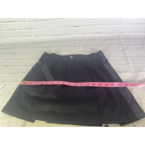 LF The Brand Black Mesh Mini Skirt See Through Zippers Womens Juniors Size M - Picture 10 of 12